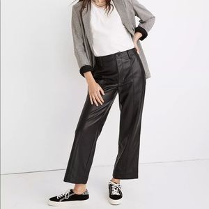 Madewell Emmett slim leather pants